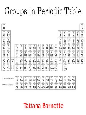 cover image of Groups in Periodic Table